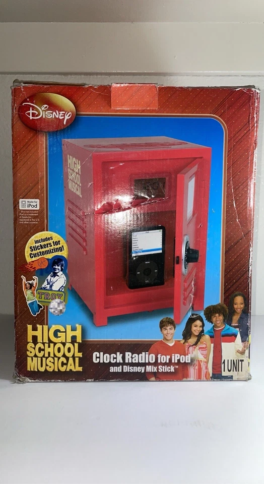 RARO!! Radio reloj musical High School para iPod Foto 2 de 4