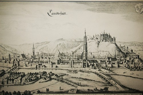 IMPRESIÓN ANTIGUA Topographia Bavariae Illustrator Matthäus Merian 1593-1650 - Imagen 3 de 6