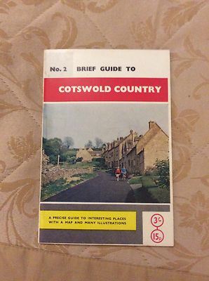 Brief Guide to Cotswold Country. Raleigh Press. Vintage Rare