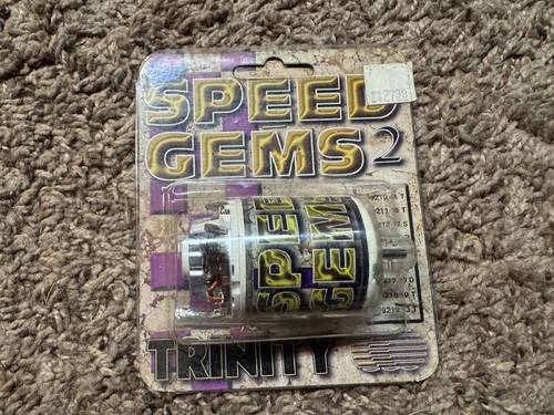 Paquete original DE COLECCIÓN GEMAS TRINITY SPEED SIN USAR 2 COMPRADORES DE MOTOR DEVOLUCIÓN DE REMORDIMIENTO - Imagen 2 de 5
