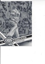 2017 Topps 1 Black & White Negative Pedro Strop Chicago Cubs # 303