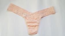 NWOT Hanky Panky Daily Lace Low Rise Thong, Vanilla, One Size