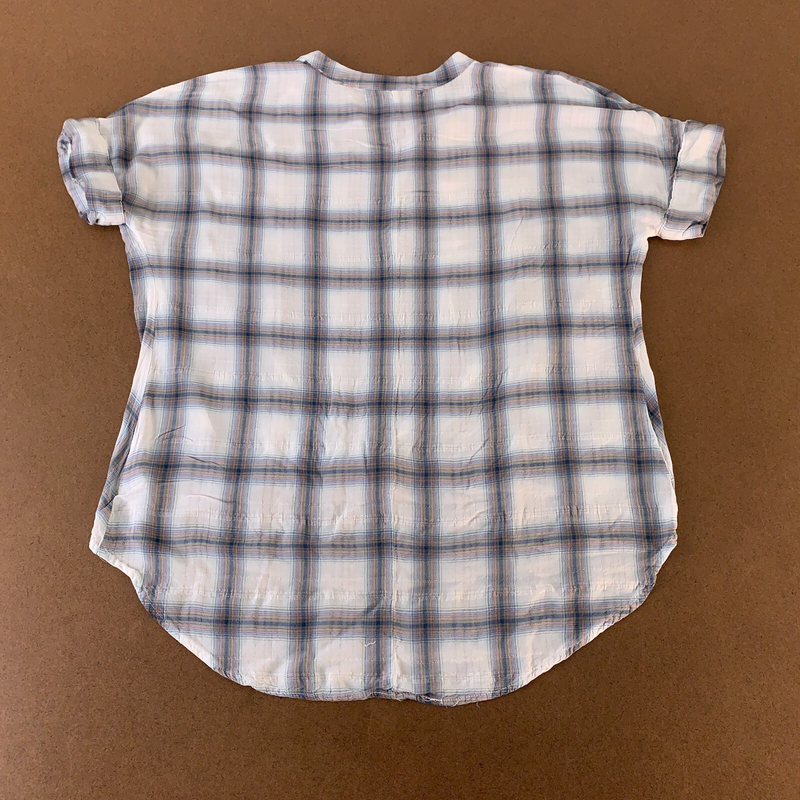 Universal Thread Women's Small Gray Plaid Short S… - image 3