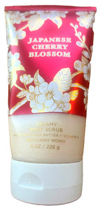 Bath And Body Works Japanese Cherry Blossom Body Scrub 8 Oz - Free Shipping