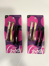 2-Goody 4 ct Dtay Tight Barretes  2 Packs 