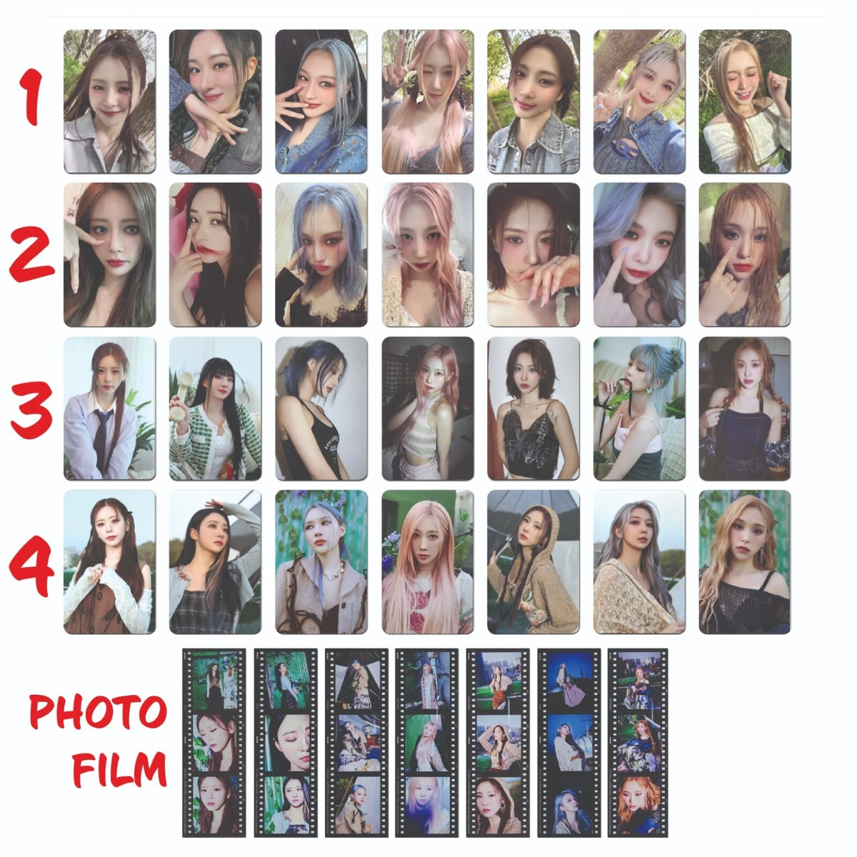 DREAMCATCHER Apocalypse From us Album Photocard Photo Film PCs