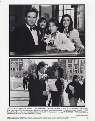 Jeff Bridges Barbara Streisand The Mirror Has Two Faces 8x10 Vintage Press Photo