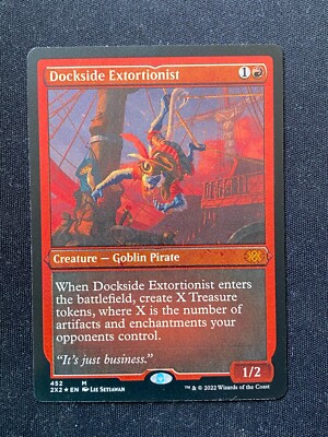 Dockside Erpresser GEÄTZTE FOLIE - Double Masters 2022 MTG