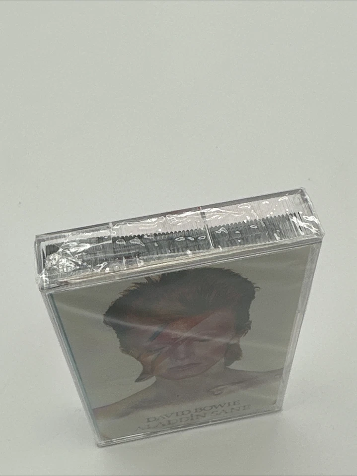 DAVID BOWIE ALADDIN SANE Sealed Cassette Tape 1990 RYKO REISSUE Promo Hole - Image 4 of 4