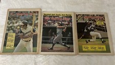 1973 Sporting News ATLANTA Brave DARREL EVANS No Label JEFF BURROUGHS Ralph GARR