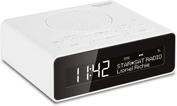 Technisat Digitradio 51 Dab+ Radiowecker Dab, Ukw, Uhrenradio Weiß- Neu & Ovp-image