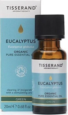 ‎TISSERAND Tisserand Eucalyptus Organic pure Essential Oil 20 ml green aromatherapy