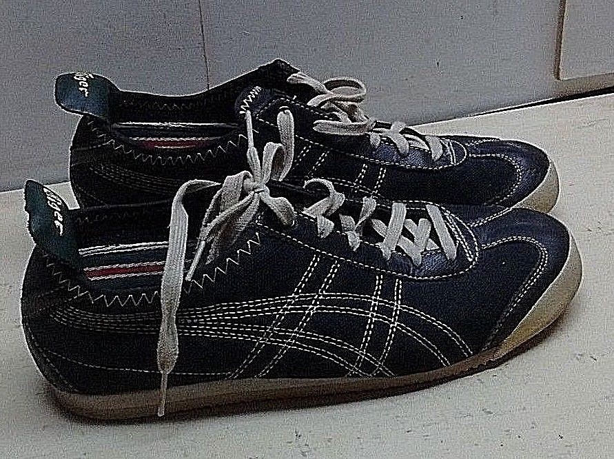 Asics Onitsuka Tiger By Mexico 66 D4A1N Black Leather Unisex
