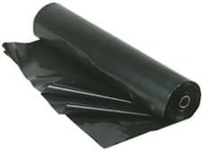 Berry Plastics Film-Gard Plastic Polyethylene Sheeting 4 Mil, Black, 3' x 50'