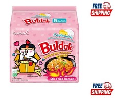 Samyang Spicy Chicken Noodle Carbonara Flavor Ramen, 4.58 oz, 5 Pack