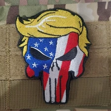MAGA TRUMP PUNISHER Tactical Morale Patch Hook and Loop