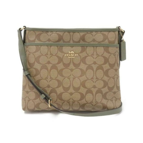 coach file crossbody in signature canvas