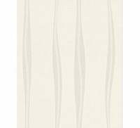 Rasch Tapete Vlies Barbara Becker 769418 Sahneweiß Creme Stylisch Streifen