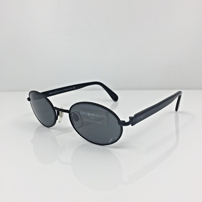 Vintage Emporio Armani Sunglasses EA 083 C. 706 Matte Black 49