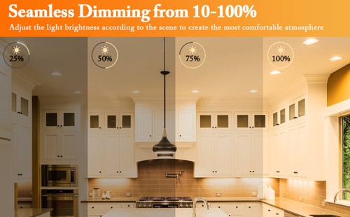 2/4 Pack PAR38 Outdoor Flood Light Bulb 500 Lumens LED Bulbs 2800K Dimmable - Picture 10 of 14