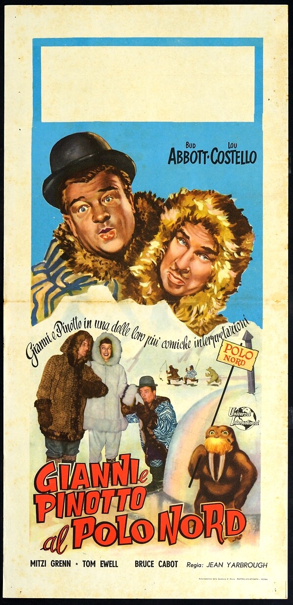 Locandina di Gianni e Pinotto al Polo Nord (1952)