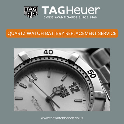 TAG HEUER BATTERY Professional Replacement Battery Service