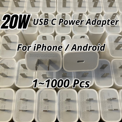 Wholesale 20W USB-C Type-C Power Adapter Fast Charger For iPhone 14 13 12 11 XR