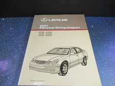 OEM Lexus GS 430 & 300 Manual Model 2001 Electrical Wiring Diagram # EWD421U Sch