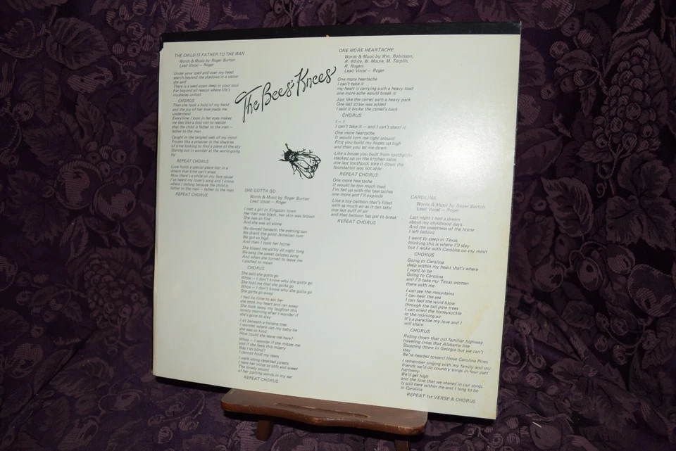 THE BEE'S KNEES s/t RARE '79 TEXAS YACHT  ROCK Anson Funderburgh VG+/VG++ Foto 4 de 4