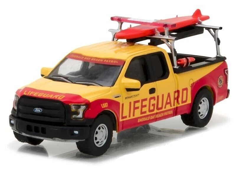 2016 Ford F-150 Emerald Bay Beach Patrol - Baywatch Diecast 1:64 Scale - Image 2 of 2