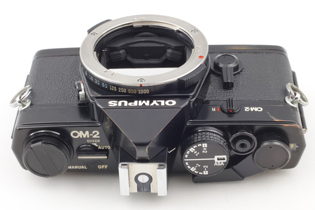 Video [Near MINT] Olympus OM-2 Black SLR Film Camera Zuiko