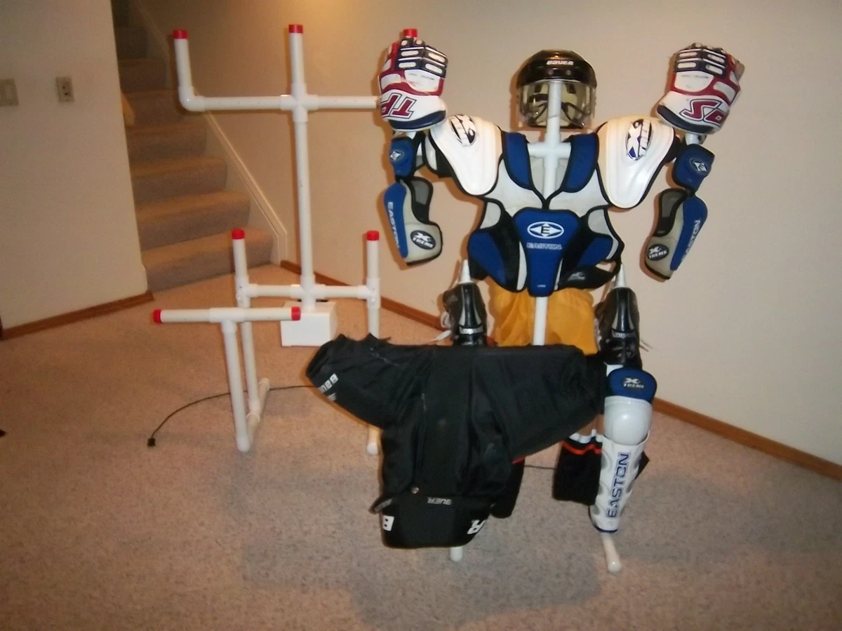 Hockey Gear Drying Rack Made with PVC