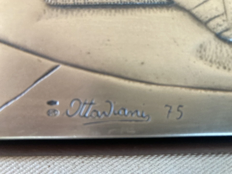 quadro in argento firmato Ottaviani 75 - Immagine 3 di 4