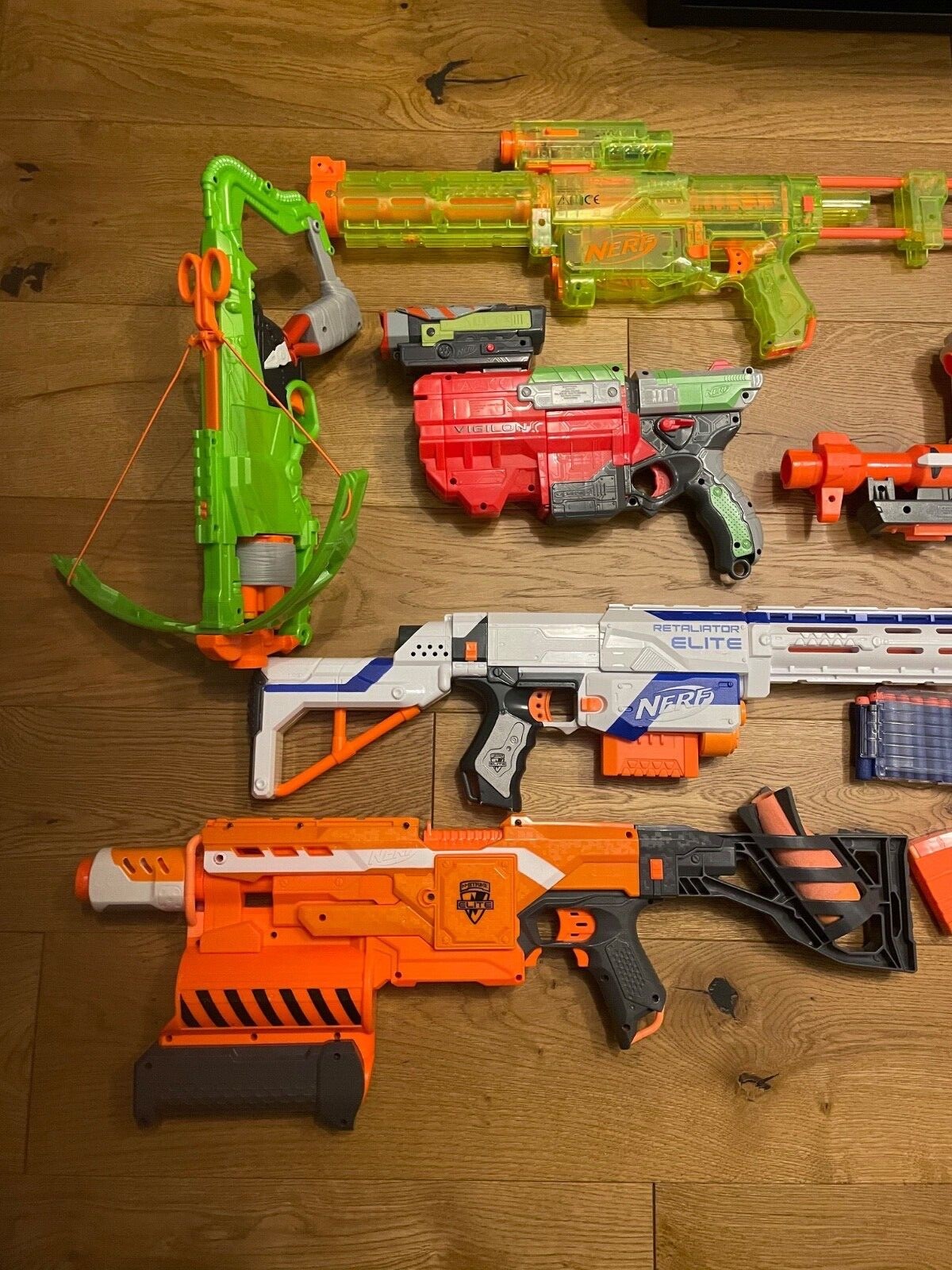 Nerf Guns Bundle 12 Nerf Guns, Laser Nerf guns eBay