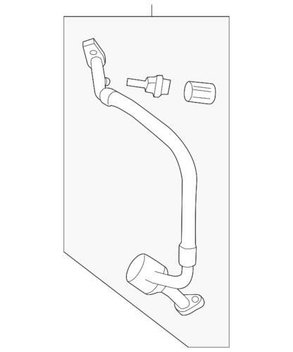 Línea de refrigerante del aire acondicionado para Ford Focus 2015-2018 (N/P F1FZ-19D742-E)