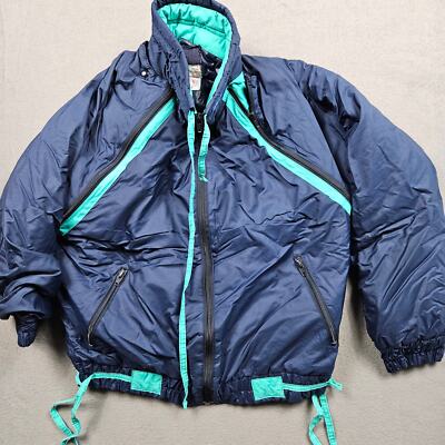 Vintage Colmar Ski Jacket Womens 10 Made in Italy Removeable Sleeves Gorpcore