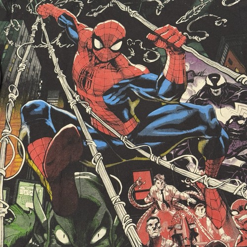 Amazing Spider-man Marvel AOP t-shirt size XL black - Picture 2 of 6