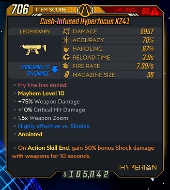 Borderlands 3 🔥Buy 1, Get 1 Free🔥 Any Level 72 SMGs - Any Anointment DLC4 - Picture 190 of 225