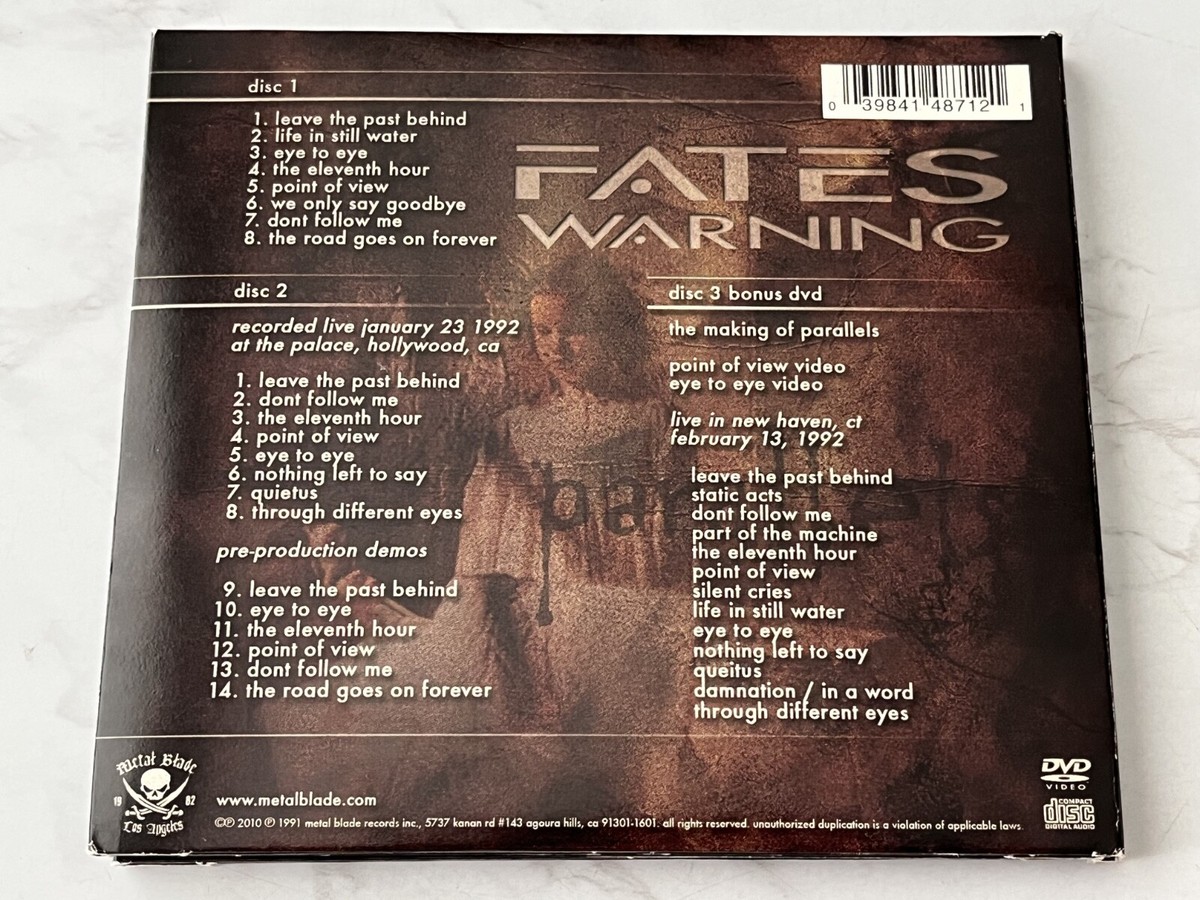 FATES WARNING parallels 2枚組 CD+DVD FATES WARNING parallels 2枚組 CD+DVD FATES WARNING parallels
