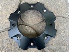 Fuel Wheels Custom Wheel Center Cap Matte Black Finish Cap M-524 1001-63b