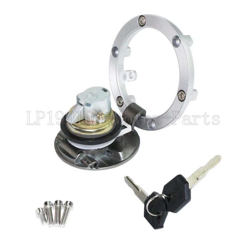 Bloqueo de tapa de gasolina para Kawasaki EX250 Ninja 250R 2008-2012 2009 2010 2011 Foto 3 de 4