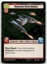 Vanguard Droid Bomber (Hyperspace) #427 Star Wars Unlimited TOR NM X1