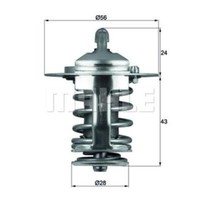 Mahle Thermostat KüHlmittel Ohne Dichtung 82°C FüR Toyota Auris Avensis Kombi