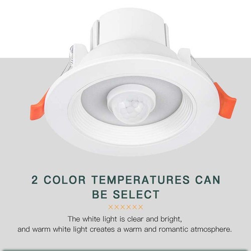1X PIR Sensor Motion LED Downlight Night Light Recessed Ceiling Spot Lamp 50W/7W - Picture 13 of 19