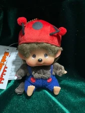 Monchhichi keychain Ladybug Dangler 4 inch Ballchain Sekiguchi