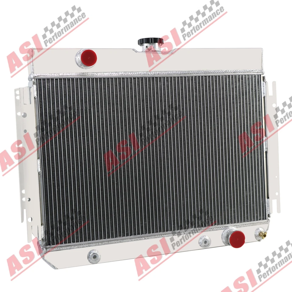 4 ROWS ALU RADIATOR Fit 1963-1968 CHEVY IMPALA/1964-1967 EL CAMINO MALIBU - Image 4 of 4