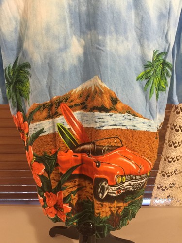 Mens VINTAGE BASIX: ORIGINAL HAWAIIAN SHIRT SS XL Extra Large Multi Color - Picture 8 of 9