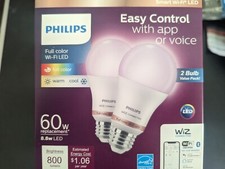 Philips Wiz Connected Smart Wi-Fi LED 4x2 packs