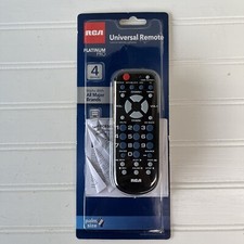 Mando a distancia universal RCA con 4 controles de dispositivo TV, cable, VCR, DVD, AUX
