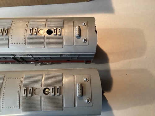 Marx Postwar 1095 Santa Fe A-A Diesels in Original Box Master Carton - Picture 3 of 17